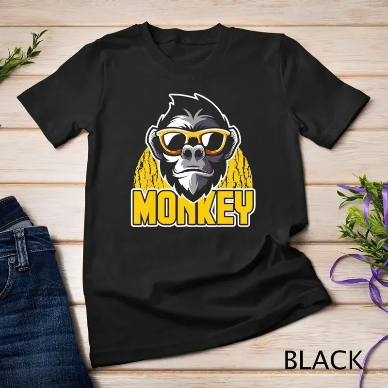 Funny Animal Men Boys Kids Primate Monkey T Shirt Unisex T shirt