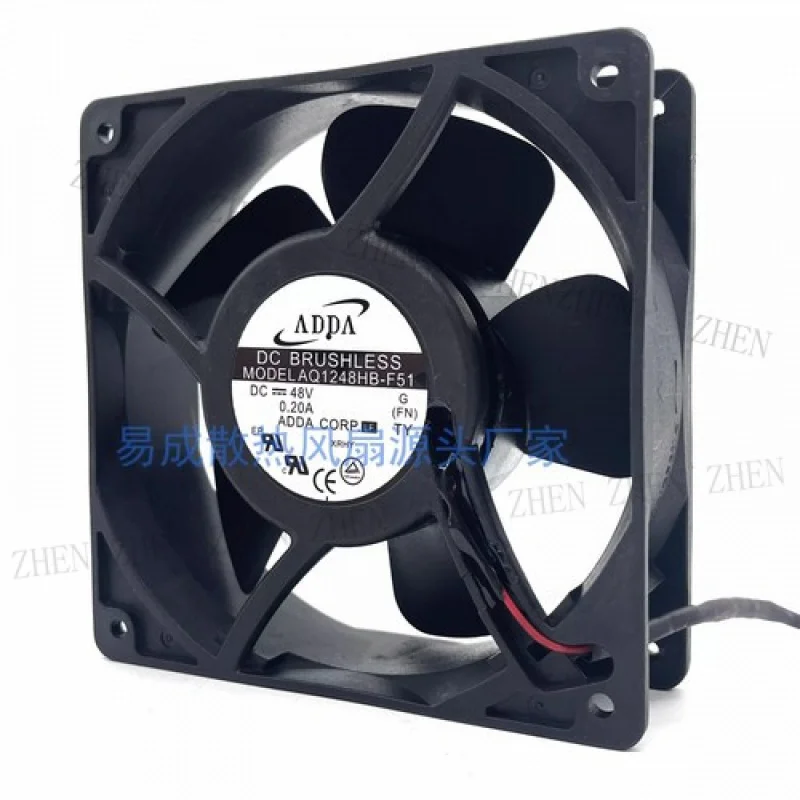 

Y FOR ADDA AQ1248HB-F51 48V 0.20A 12038 12CM 2-wire cooling fan