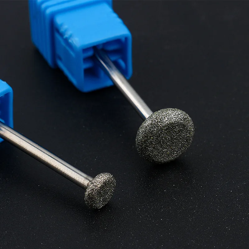 2 รูปแบบรอบแบนเพชร Burrs-เพชรเท้าเจาะเล็บ Bits สําหรับเครื่องมือโรตารี่, เพชรเจาะเล็บบิตสําหรับบด Dead