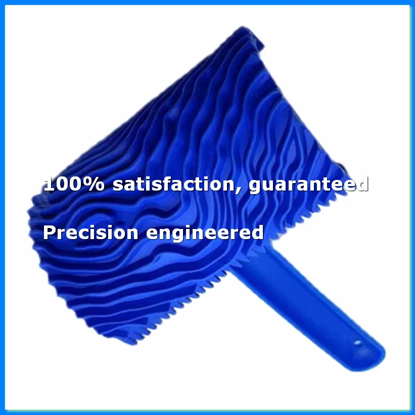 6Pcs Handheld Wood Grain Tool,Art Paint Red Wood Grain Tool Grain Rubber Wood Grain Tool Puller Basics Wood Graining Set-A28R