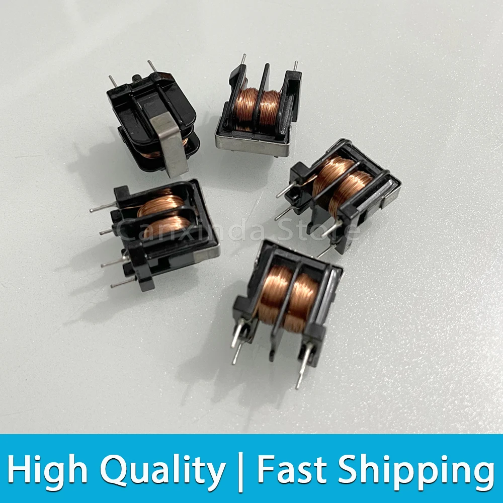 5pcs UU10.5 UF10.5 Common Mode Choke Inductor 10mH 20mH 30mH 40mH 50mH 100mH 3A Filter Inductance Pin Pitch 10*13mm Copper Wire