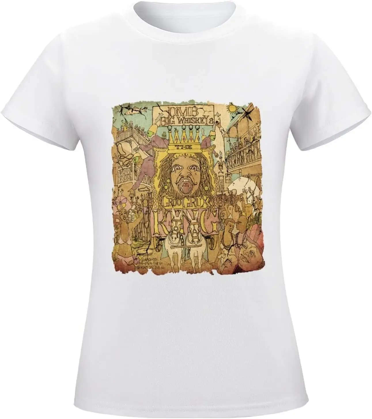 Women's Vintage Short Sleeve Graphic Tees Tshirts Casual Breathable Tops