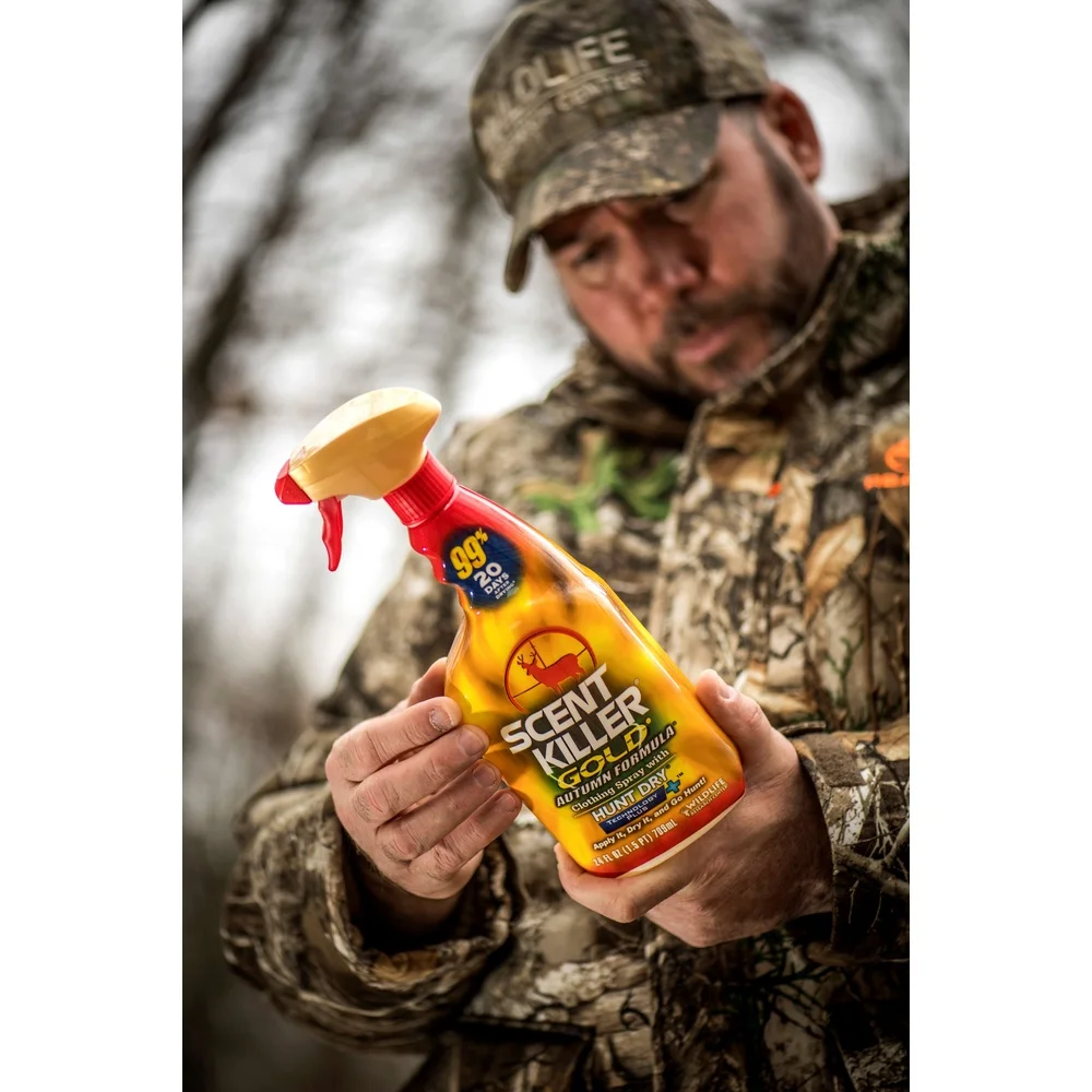 بخاخ القضاء على الروائح 24 أونصة سائلة، تركيبة قتال الرائحة المتقدمة للصيادين، أداء طويل الأمد، تكنولوجيا جافة عالية بالطاقة