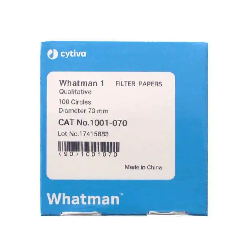 Whatman Qualitative Filter Paper Medium Speed Filtration Laboratory Circular No.1 1001-025/047/055/070/090/110/125/150/185 Cellu
