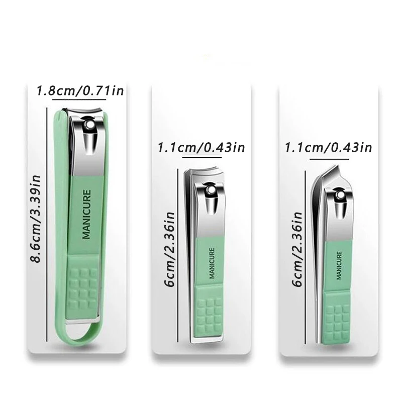 4 Pcs Manicure Kit Set Nail Scissors Set Nail Clippers Metal Nail Manicure Portable Nail Trimmer Set Grooming Kit Nail Trimming