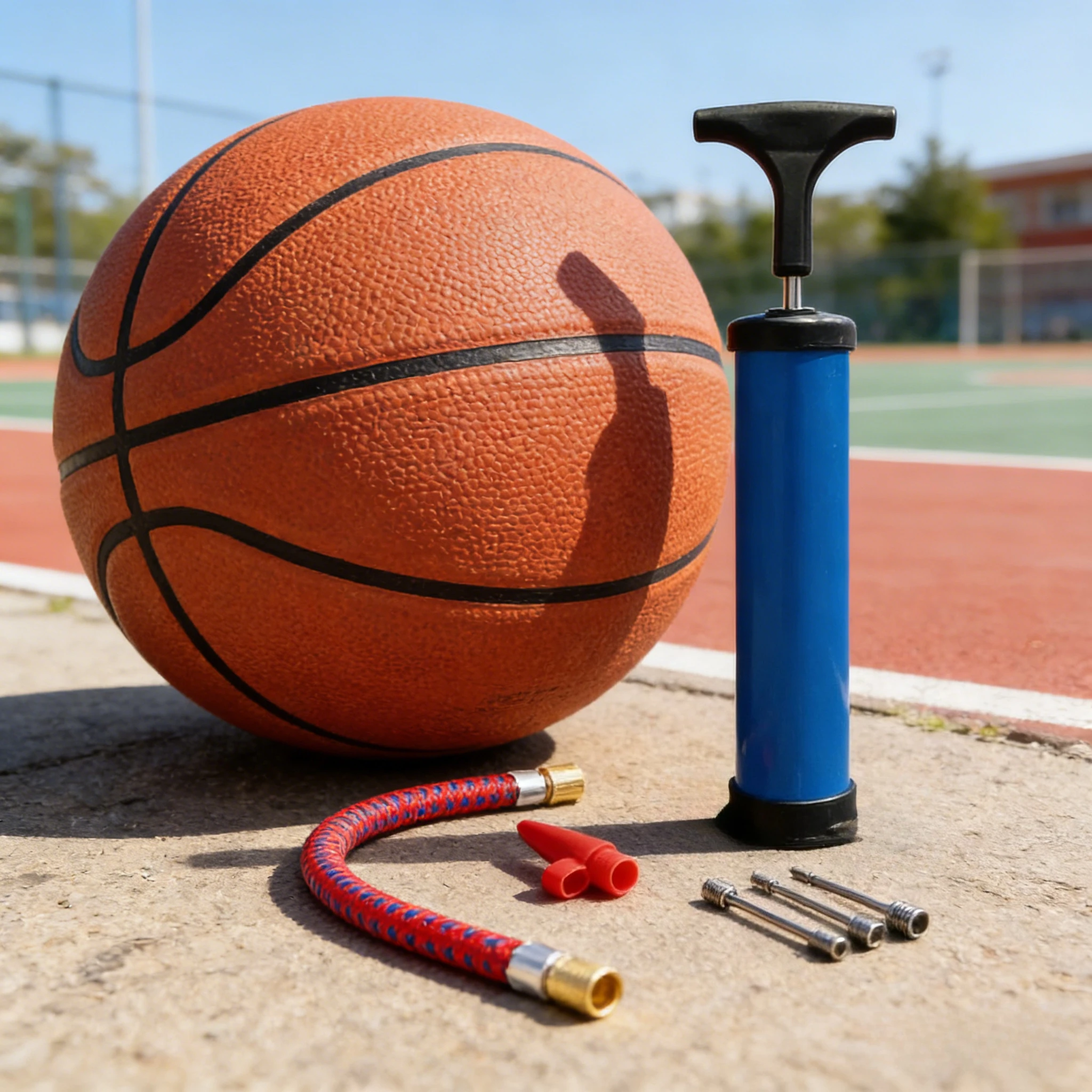 

Новый портативный ручной насос для накачивания мячей с иглами и адаптерами для баскетбола, футбола, воздушных шаров, волейбола и регби