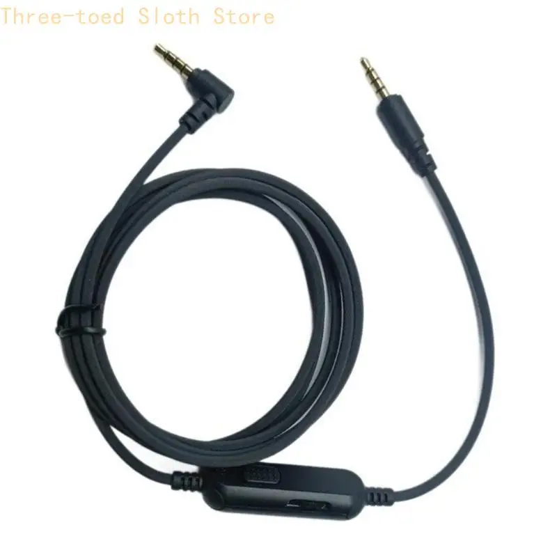 Ersatzkabel für NARI -Kopfhörergetriebe 3,5 mm männlich bis 3,5 mm männlicher goldplattierter Headsets Drahtstecker E74A
