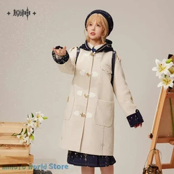 [Genuine] Albedo Overcoat MiHoYo Official Original Genshin Impact Albedo Theme Impression Coat Doujin Woolen Overcoat Cosplay