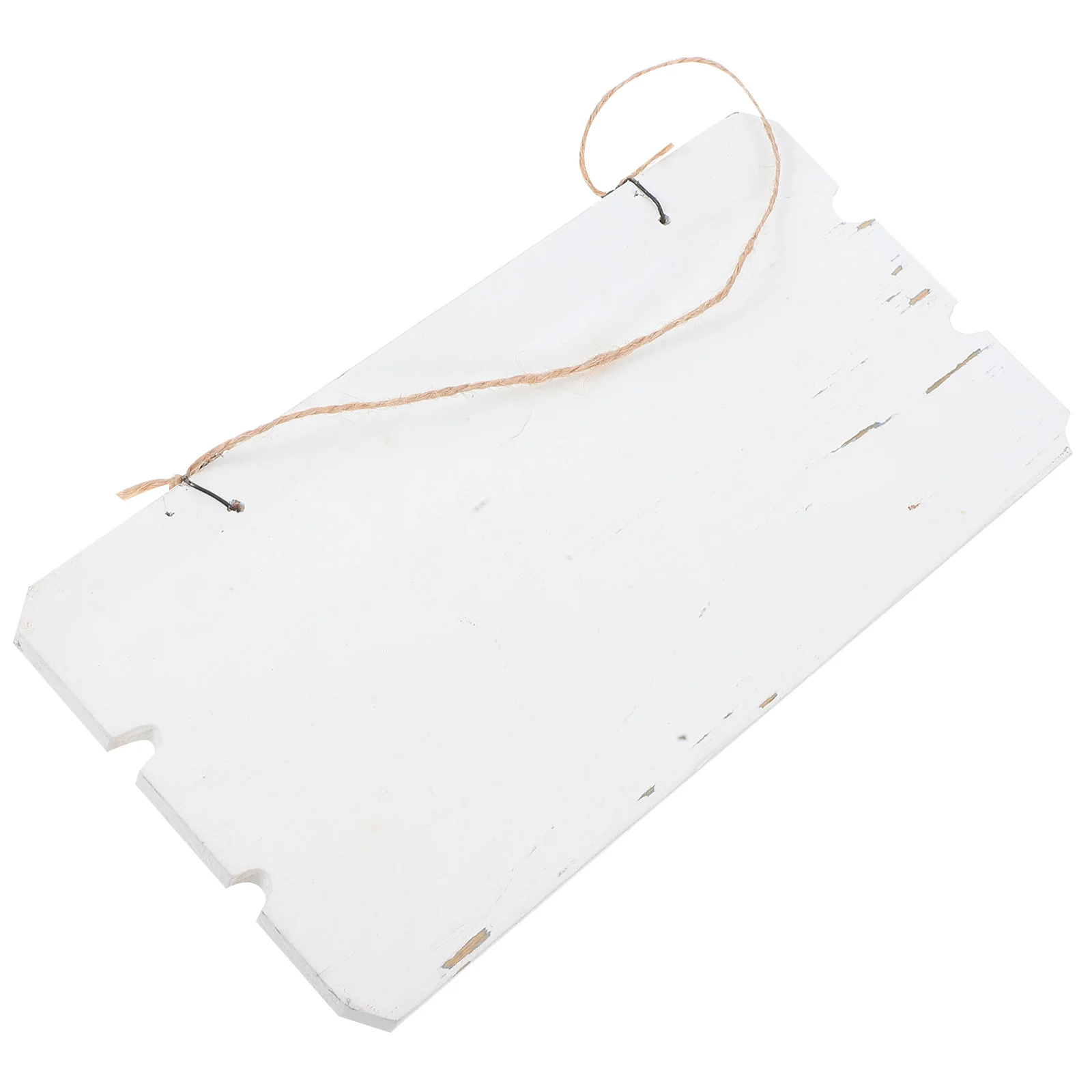 

Wooden Sign Blank Board Diy Door Hangers Decor Hanging Signs Craft Paintable Unfinished Rectangle Tag Shop Rope