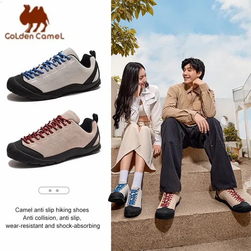 

GOLDEN CAMEL Outdoor Hiking Shoes Men's Casual Clown Shoes Waterproof Non-slip Climbing Sports Shoes for Women Autumn Winter New