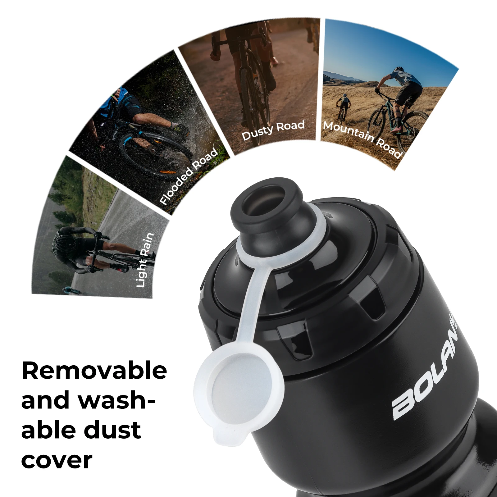 Bolany 750ml große Kapazität Fahrrad Wasser flasche pp5 Wasser auslaufs icher Radfahren Outdoor-Sport Squeeze Out Wasser flasche Fitness