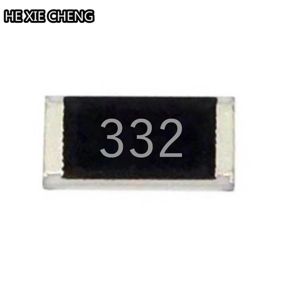 50pcs 2512 SMD Resistor 3.3K ohm 3.3KR 3K3 332 5% 1W