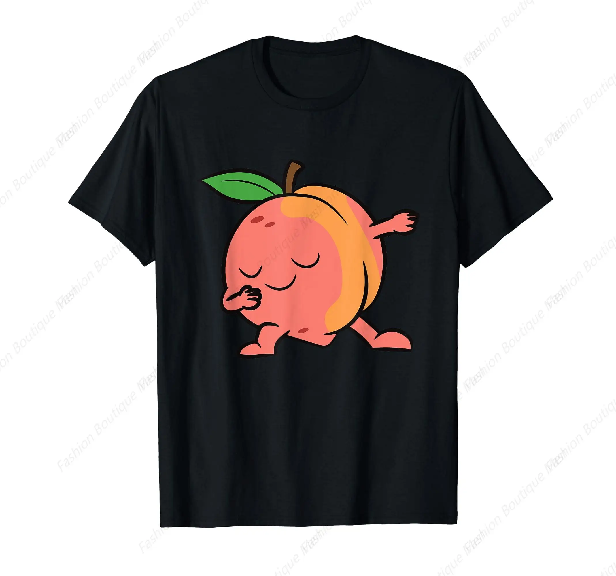 Cute Peach Dabbing Peach Fruit Love Peaches Fruit Lover Gift T-Shirt