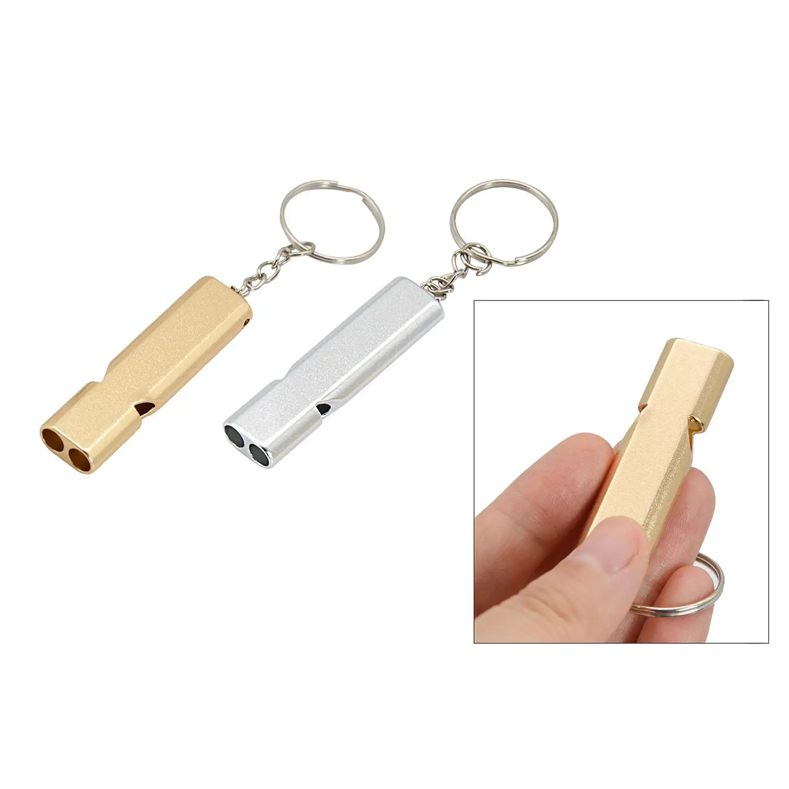 Lifeguard emergência exterior com Keychain, 2 Pack