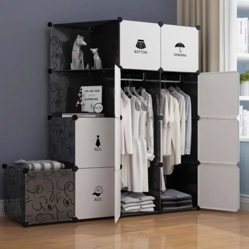 Jewelry Storage Closet Organizer Bedroom Cupboard Cabinet Wardrobe Shelf Portable Jewelry Space Saving Armario Home Furniture