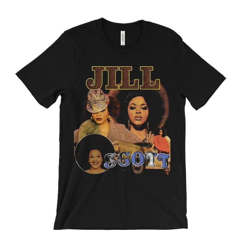 Jill Scott T Shirt - Golden - Who Is - Concert Merch - Vntg Raptee - 90s rnb - 2000's music - Singer - Music t shirt