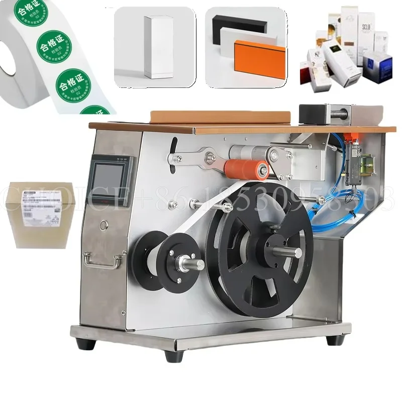 Tamper Evident Right Angle Packing Sticker Labeling Maker Tamper Proof Seal Label Applicator Corner Wrap Labeler Label Dispenser