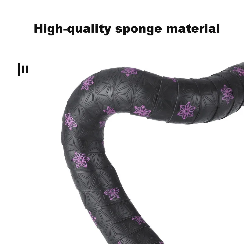 المضادة للانزلاق المقود الشريط بولي Road الطريق دراجة امتصاص الصدمات مقود الشريط مع شريط نهاية المقابس ل دراجة مضرب الدراجات أدوات