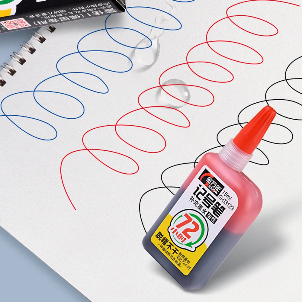 1–6 Stück, 45 mm, wasserdicht, lange Kopfspitze, Tiefloch-Marker, Fliesen-Tischler-Stift, Mehrzweck für die Holzbearbeitung, schwarze/blaue/rote Tinte – Detail 8