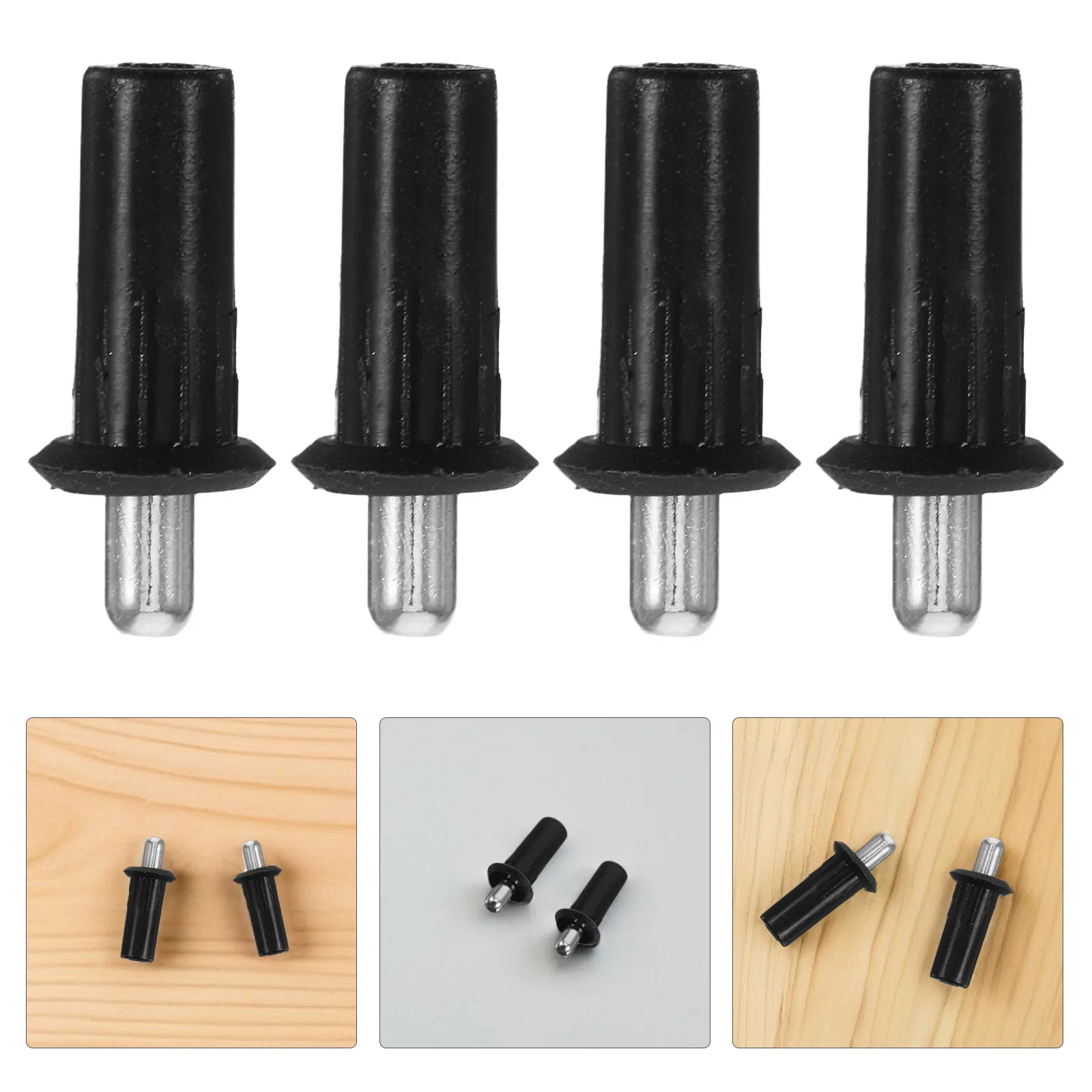 

20pcs Cabinet Door Repair Pins Shutter Fasteners For Furniture Hardware Parts, Spring Loaded Shaft Replacement For Window