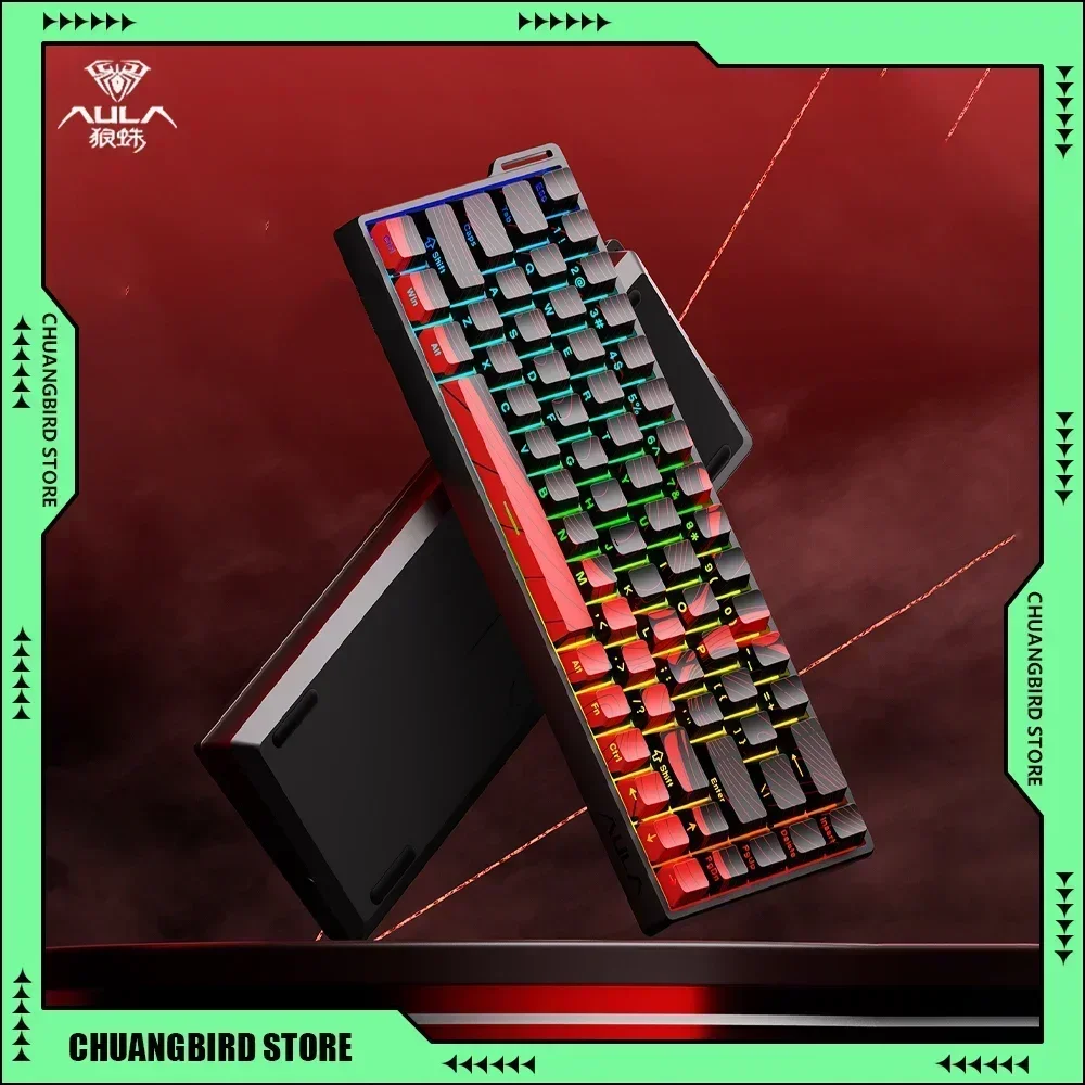 Aula Win60 Win68 He 8k Return Rate Wired Rgb Hot-Swap Magnetic Switch Esports Keyboards Customized Mechanical Gaming Keyboard