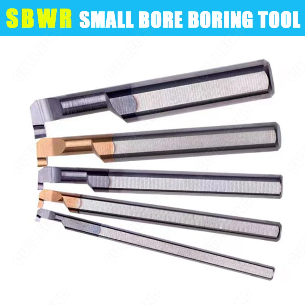 1PCS SBWR CNC Lathe Small Hole Groove Turning Machining Machine Carbide Tungsten Steel Boring Grooving Tool For SHB Bracket