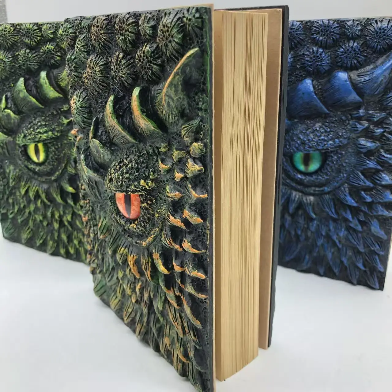 A5 Dragon Eye Notebook Retro Relief Journal Loose-leaf Notepad Birthday Gift Embossed Notebook Retro European Handbook Diary