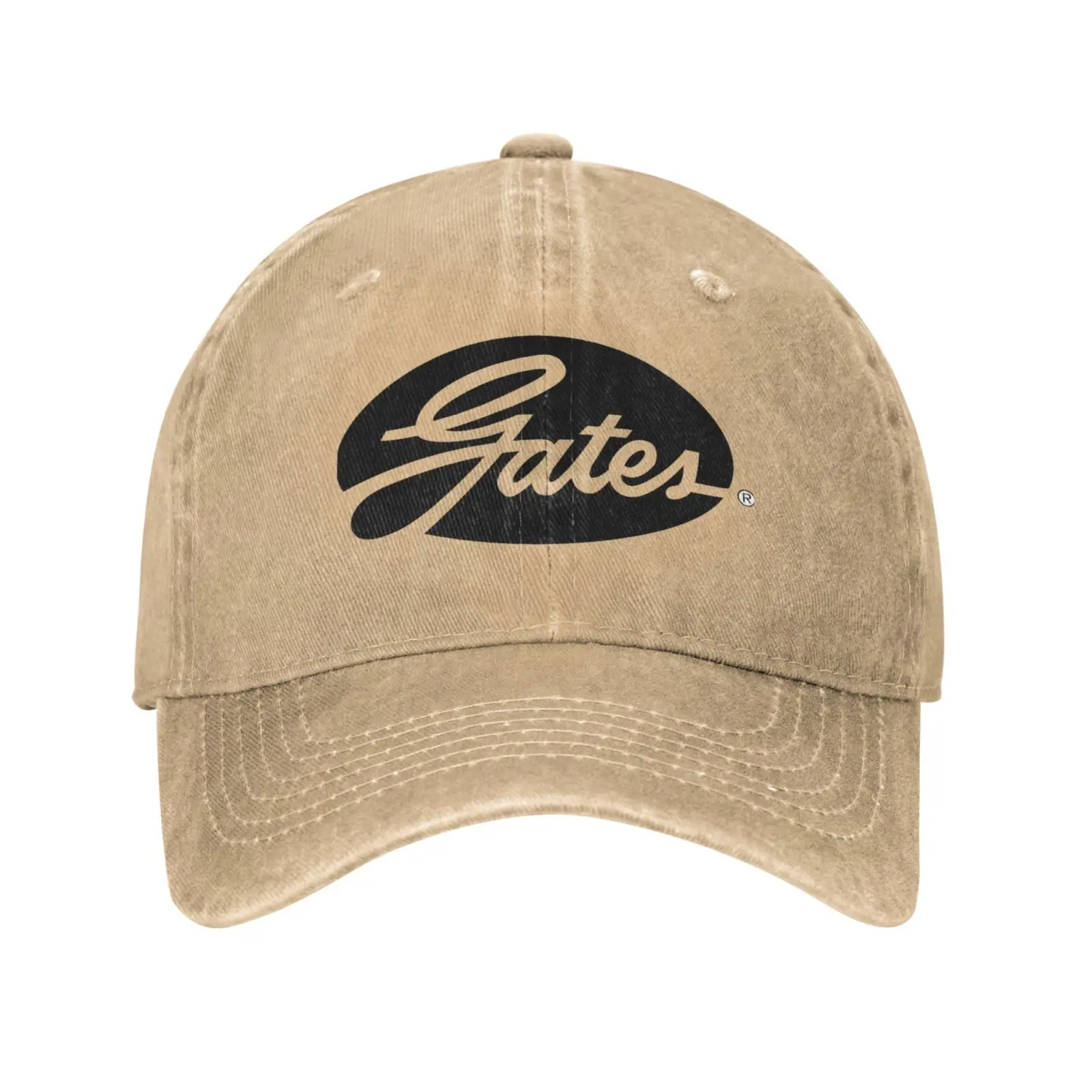 Gates Logo-Casquette en denim de qualité, chapeau de baseball