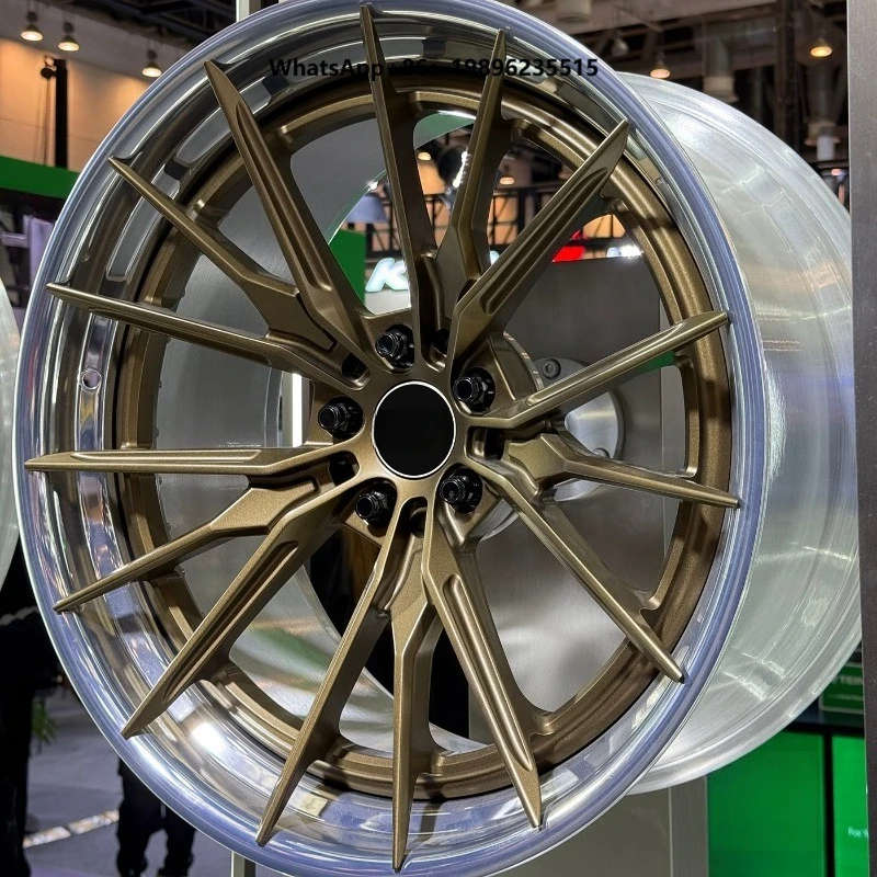 Double-Piece Forged Aluminum Alloy Automotive Wheel Hub 17-26 Inch 5*112/5*114.3/5*120/5*130.