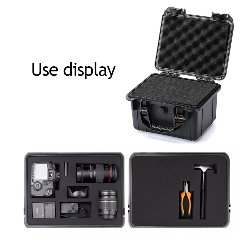 Portable toolbox hard carry case bag tool case storage box safety protector organizer waterproof safety instrument tool box