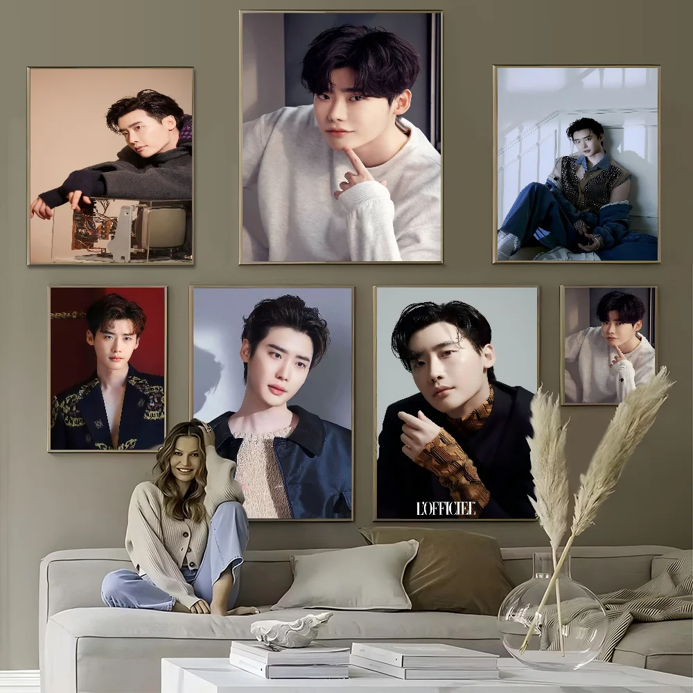 

Lee Jong Suk Self-adhesive Art Poster Whitepaper Prints Posters Artwork Aesthetic Art Wall Painting