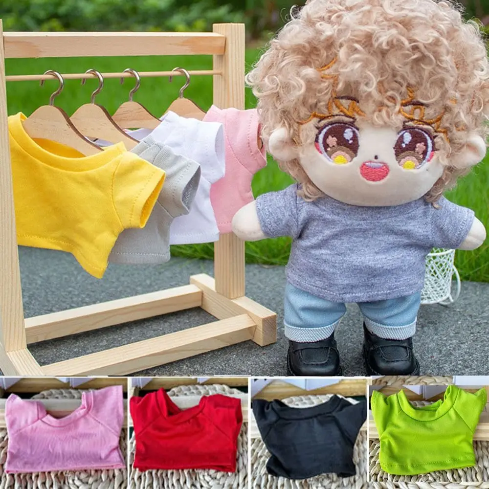 High Quality Toys Accessories 20cm Doll Clothes Fashion Style Elastic Hoodies T-shirt Idol Doll Outfit Cotton Stuffed Dolls