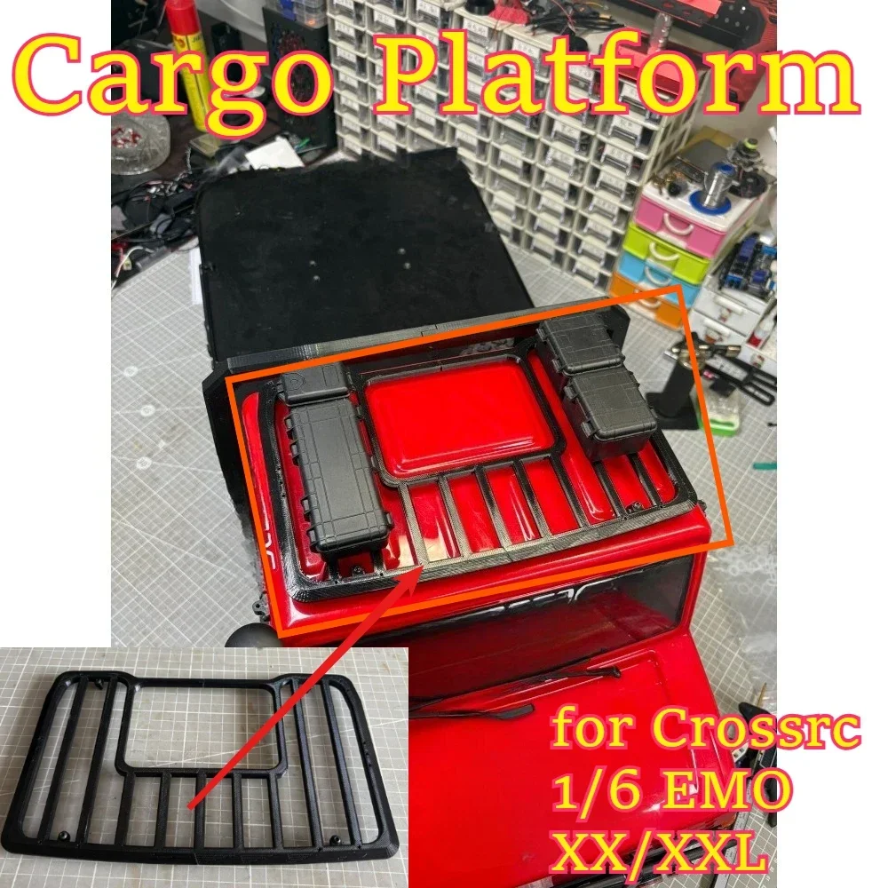 RC remote control scale simulated Cargo Platform component for Crossrc 1/6 EMO XX/XXL custom size replacement spare accessories