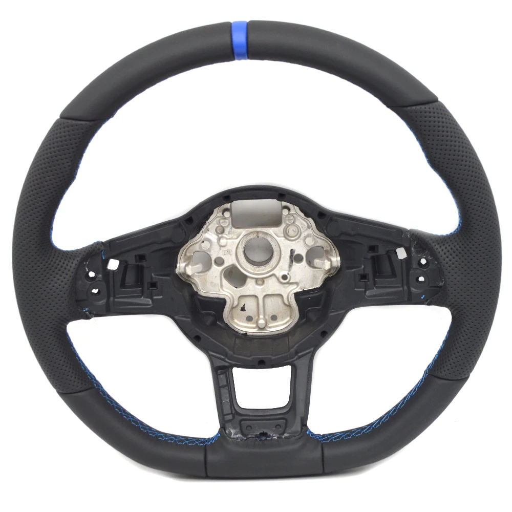 Alcantara lederen stuur geschikt voor VW Golf7 MK7 R GTI GTE GTD Passat B8 Tiguan MK2, sportwiel, auto-accessoires