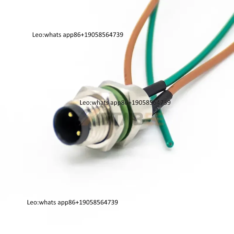 M8 Field Wireable Wirable Assembly Cable Circular Connectors Connector Solderless Electrical Waterproof 2 3 4 5 Pin 3-pin