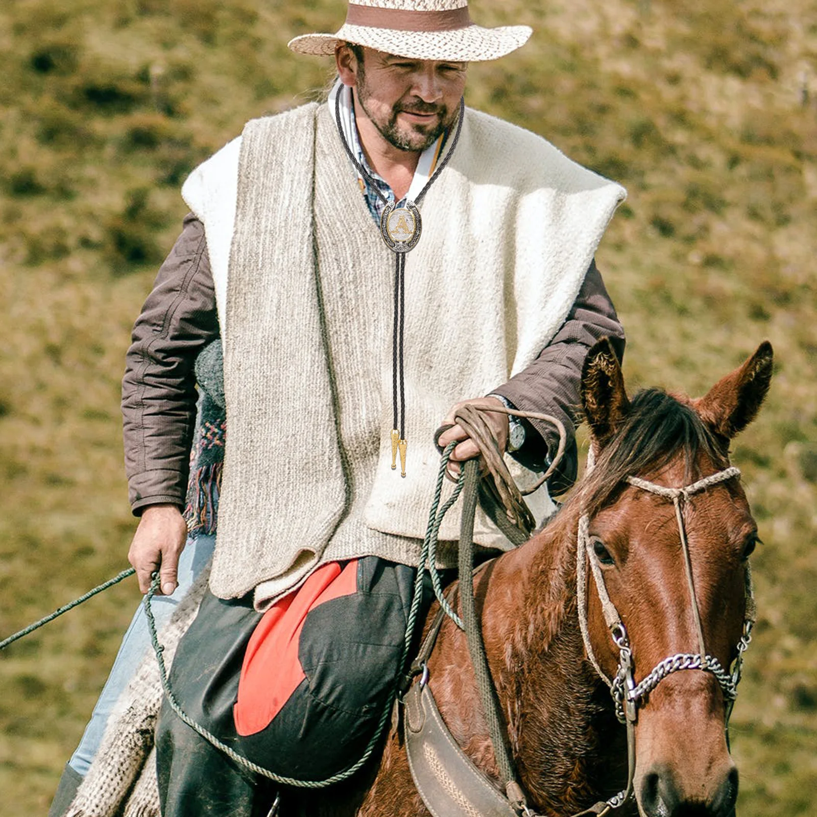 ربطة عنق كلاسيكية على الطراز الغربي قابلة للتعديل للرجال والنساء إكسسوارات راعية البقر ربطات عنق بولو كلاسيكية