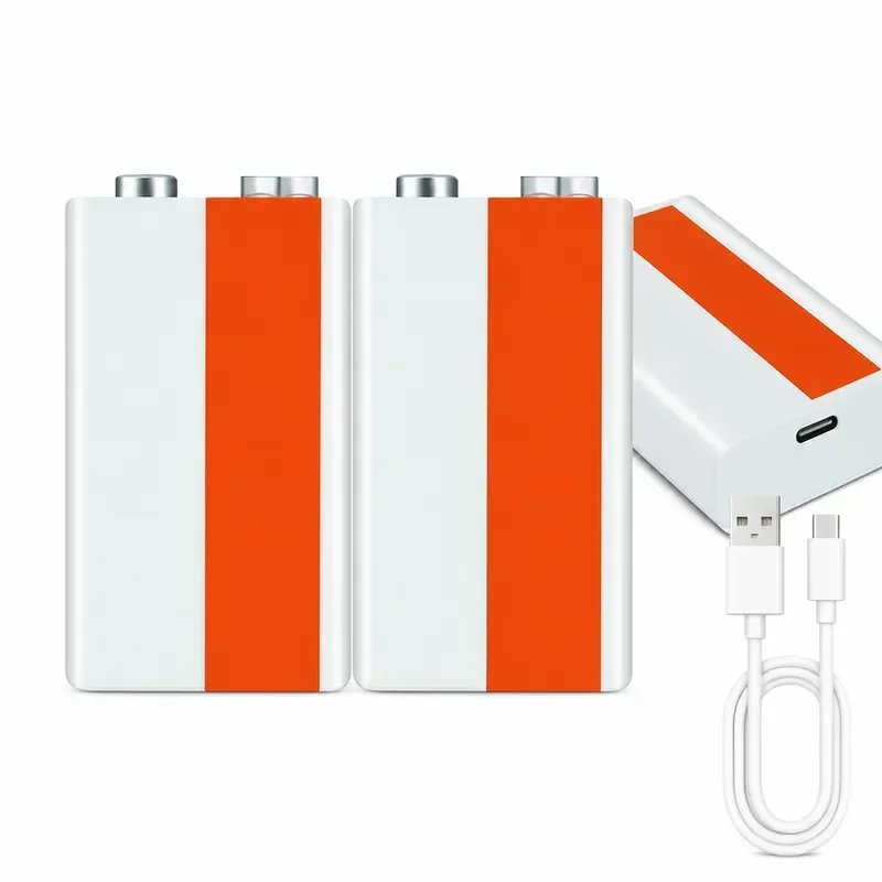For 9V 28000mAh Rechargeable Lithium Battery Mini USB Toy Microphone Remote Control for KTV Use