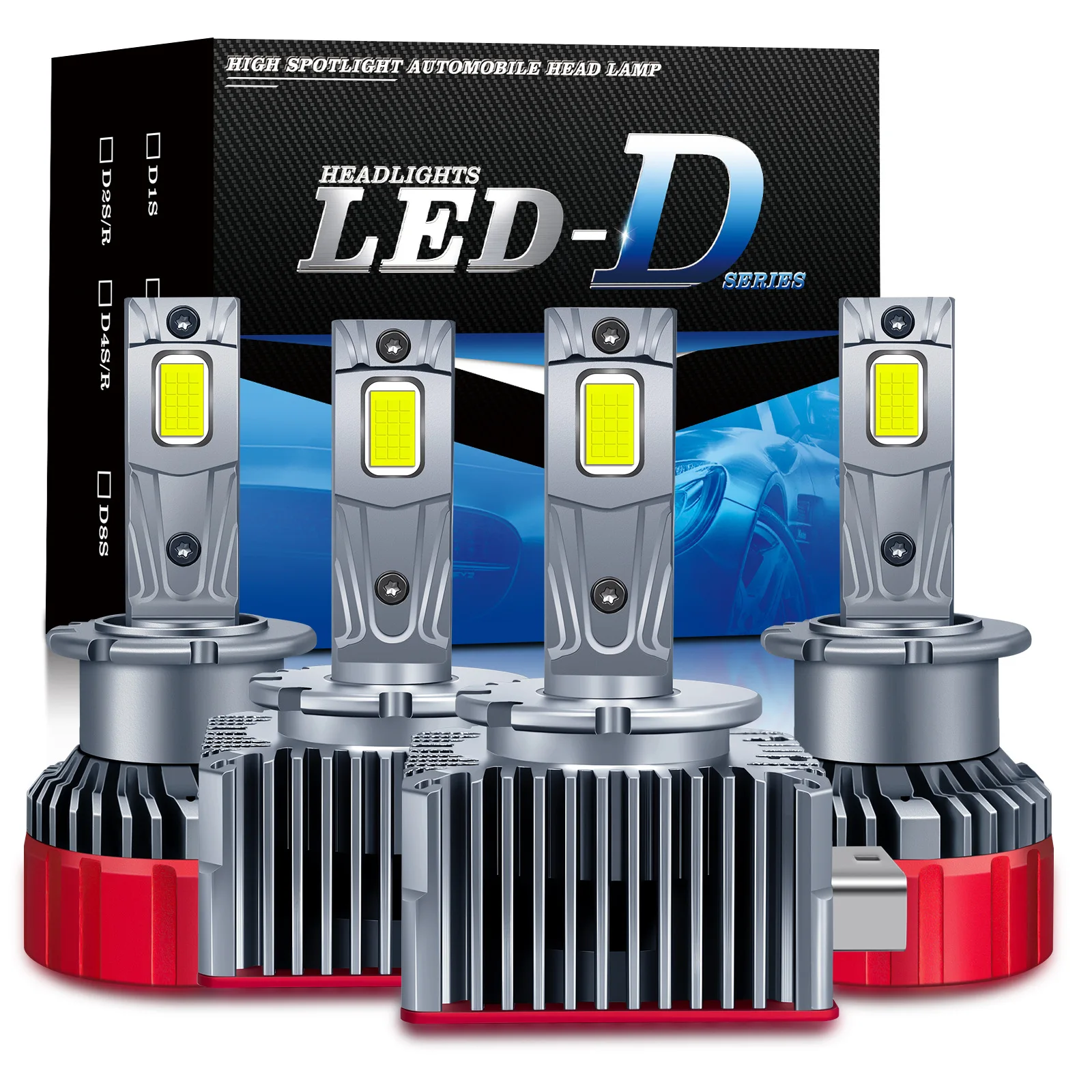 

HID Xenon D3S D1S D2S D4S LED Headlight Bulbs Canbus 3000W 3500000LM 9570 CSP Chip Turbo Fan Car Light D2R D4R D5S D8 Plug&Play