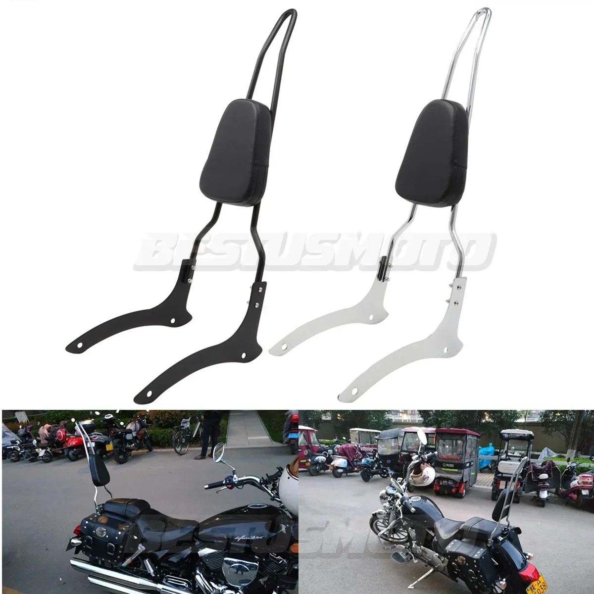 Oparcie pasażera motocykla Sissy Bar do LIFAN V16 LF250-D LF250-E LF250-H