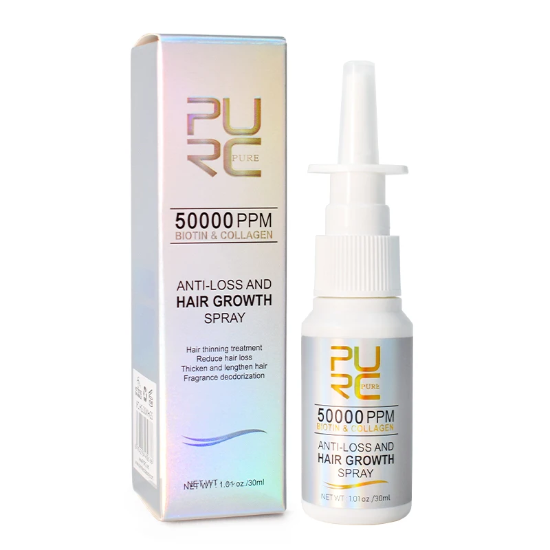 PURC Collagen Hair Growth Products Biotin Anti Hair Loss Hair Regrowth Oil for Men and Women Scalp Treatment Hair Care