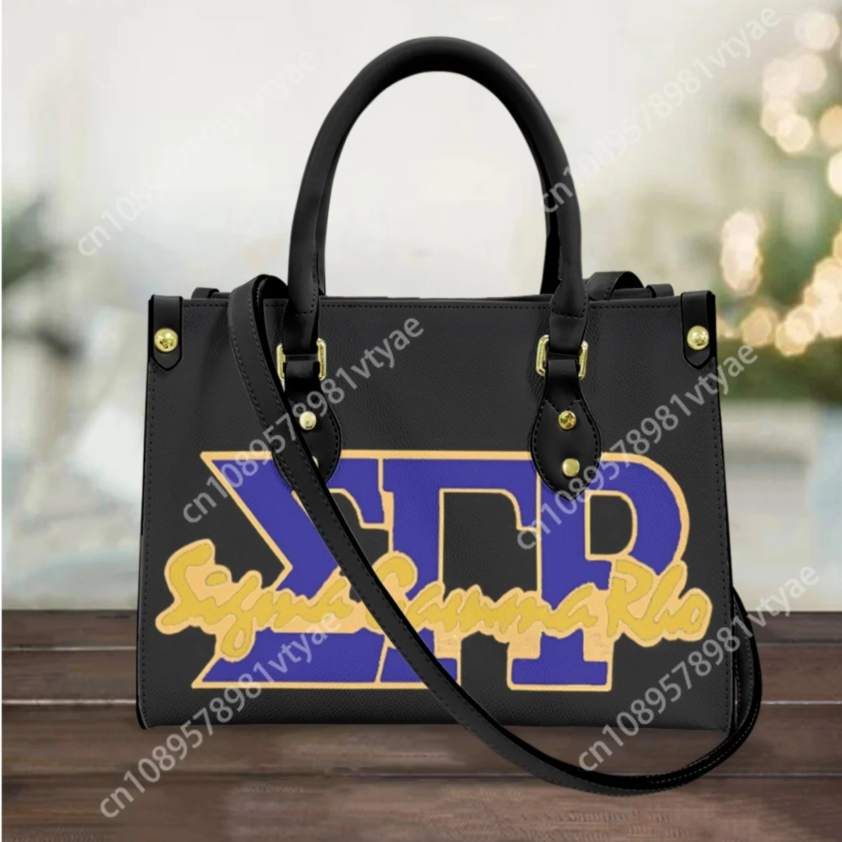 Love Sigma Gamma Rho Print Vintage Messenger Bags Fashion Casual Top Handle Girls Shoulder Totes Elegant Party Clutch Female