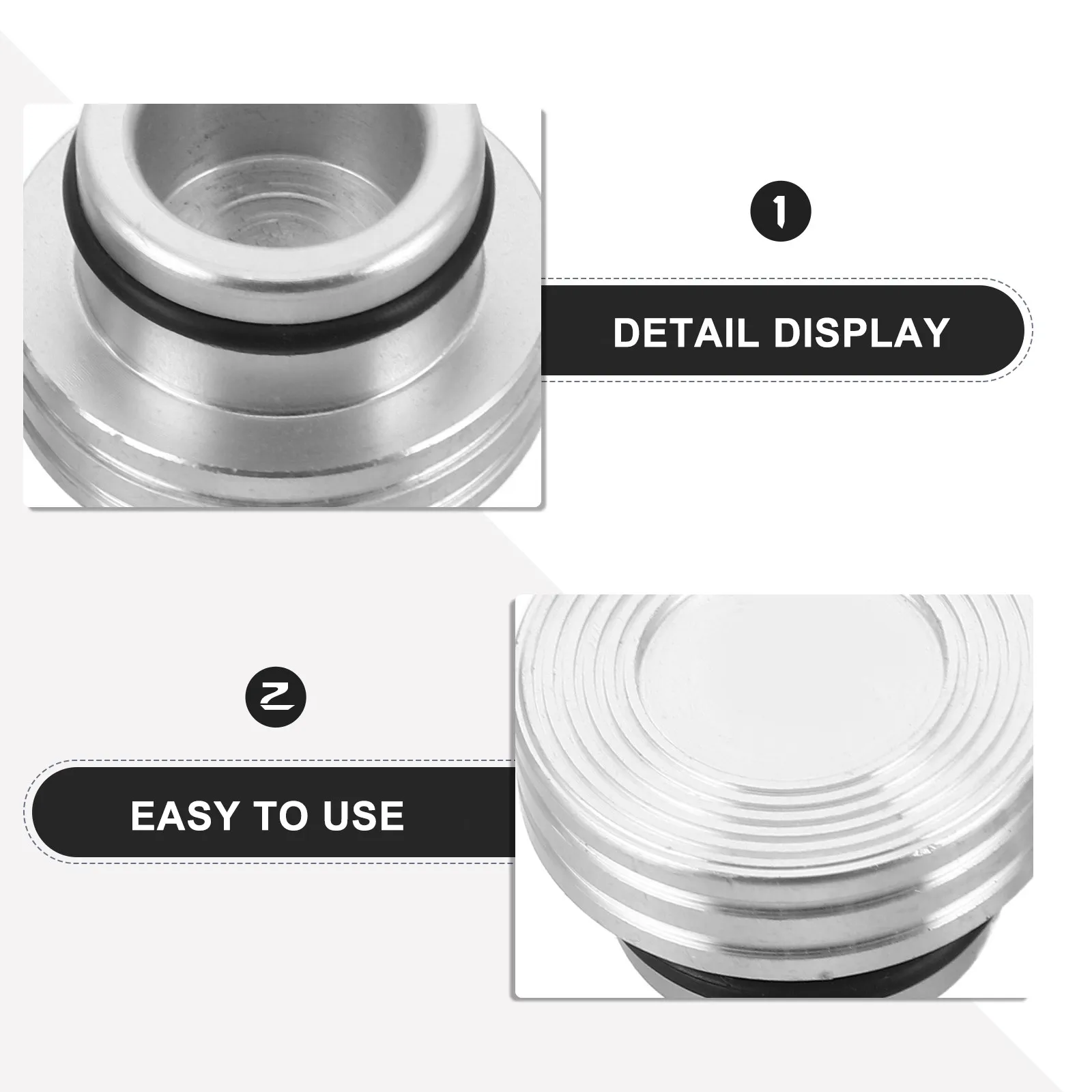 2Pcs Car Cigarette Lighter Plug Cover Dustproof Waterproof Socket Cap for Vehicle Boat Truck Interior Accessories Lighter Socket