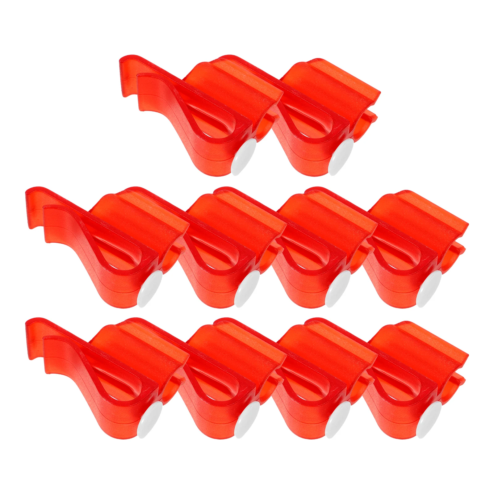 

10pcs Golf Putter Clip Holder Lightweight Plastic Organizer for Golf Bag Accessories Durable Club Storage Belt Mount Putter