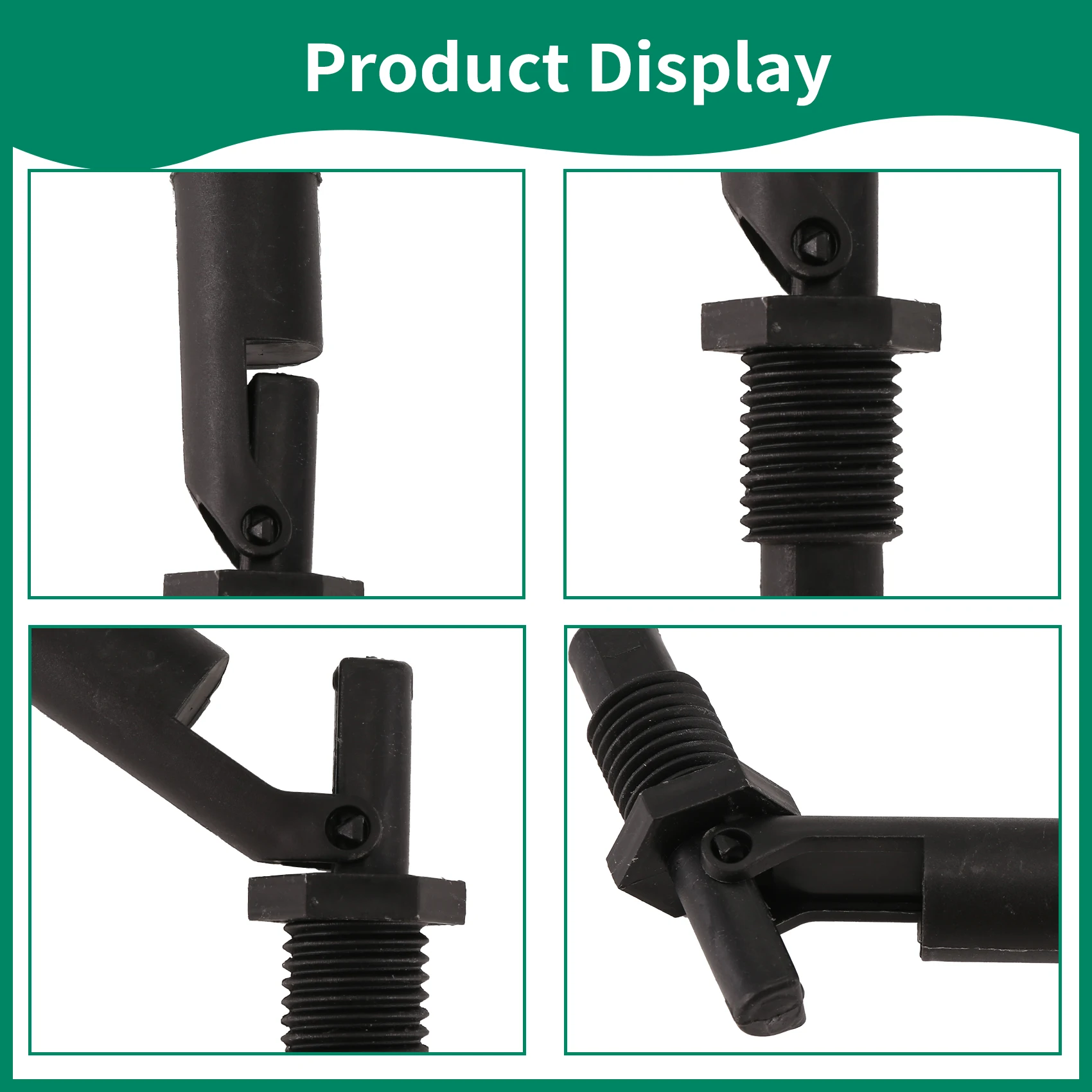B62B Tank Pool Horizontal Water Level Float Switch Liquid Level Sensor Ball 12V 220V 10W PP Plastic