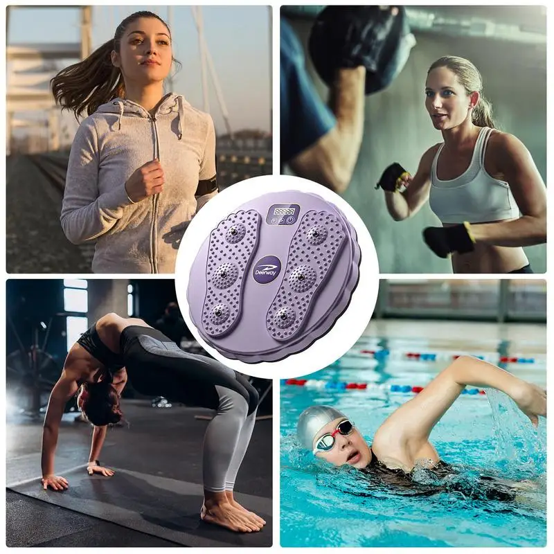 Magnet Waist Twisting Disc Fitness Balance Board Weight Lose Trainer Magnetic Massage Wriggling Plate Twister Fitness Equipment