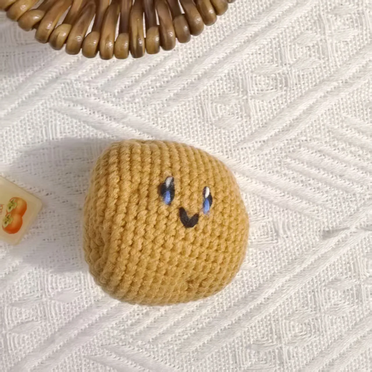 Kreative Gehäkelte Gemüse-Figuren, Handgefertigte Gewebte Gemüse-Schlüsselanhänger, Rucksack-Anhänger, Niedliches Geschenk – Detail 2