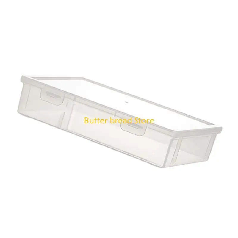 W89C Stackable Document Case Water Resistant File Organiser Clear Storage Box for Files Notebook Documents Certificates