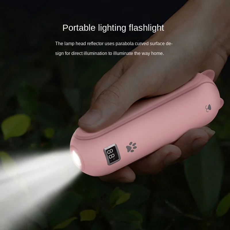 Small Fan Power Bank 4800mAh Handheld Mini USB Electric Fan Fast Charging Portable Outdoor Portable Fan Light LED Flashlight