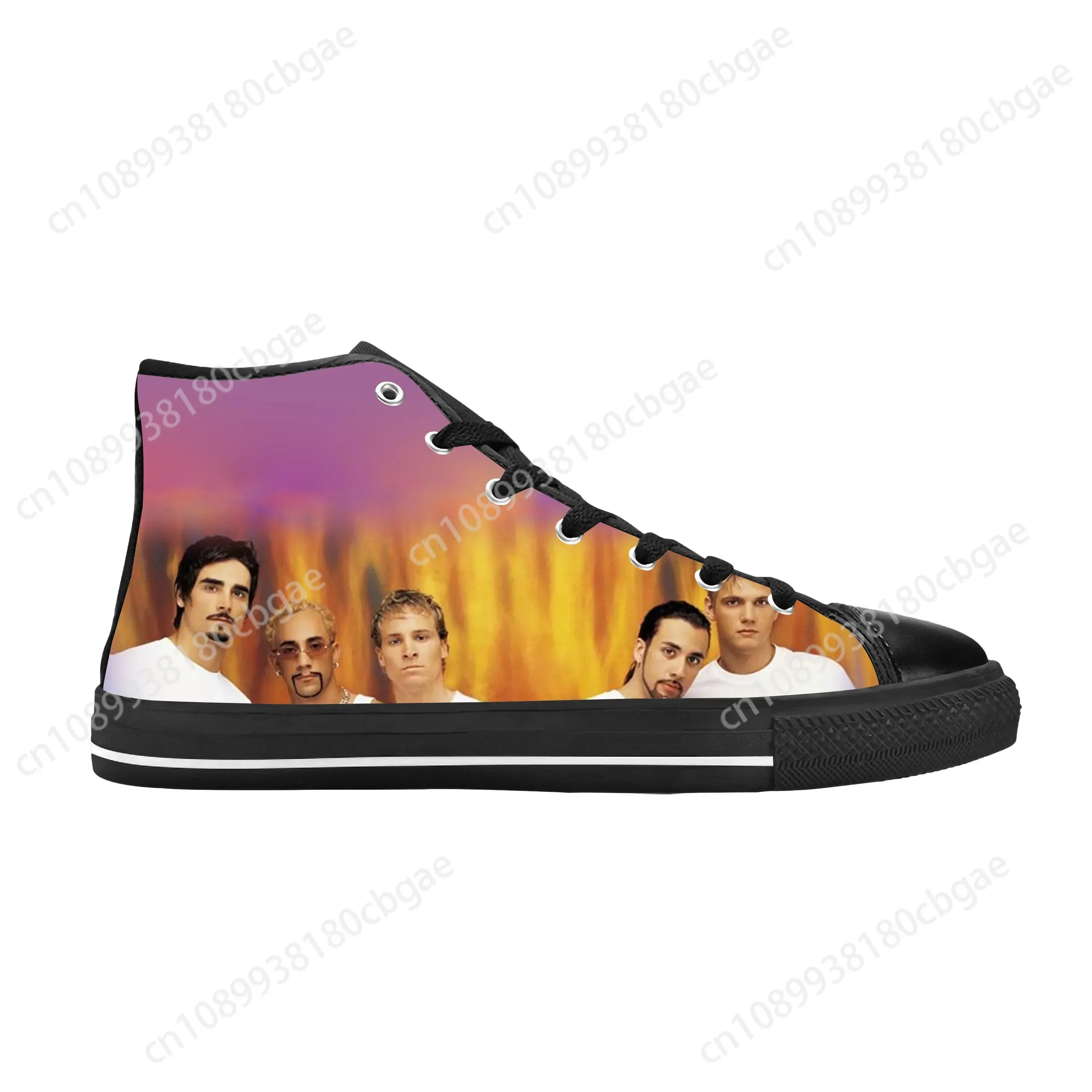

Backstreet Boys Pop Rock Band Music Singer Funny Casual Cloth Shoes High Top Comfortable Breathable 3D Print Men Women Sneakers
