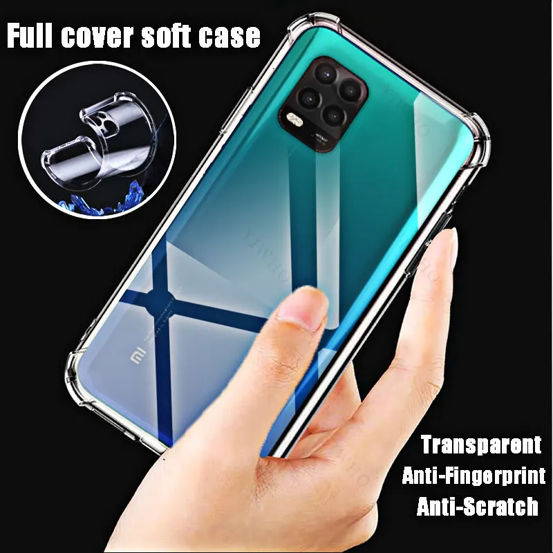 Clear Phone Soft Case for Xiaomi Mi 10 Lite 5G TPU Transparent HD Covers Shell for Xiaomi Mi 10Lite 5g 6.57\